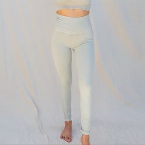 NWT: free people good karma legging in sea glass